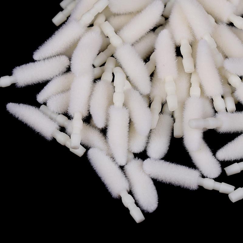 

100 шт одноразовая косметическая кисточка для макияжа губ ватная головка косметический инструмент для макияжа тени для век блеск для губ инструменты для макияжа кисточка для макияжа головка