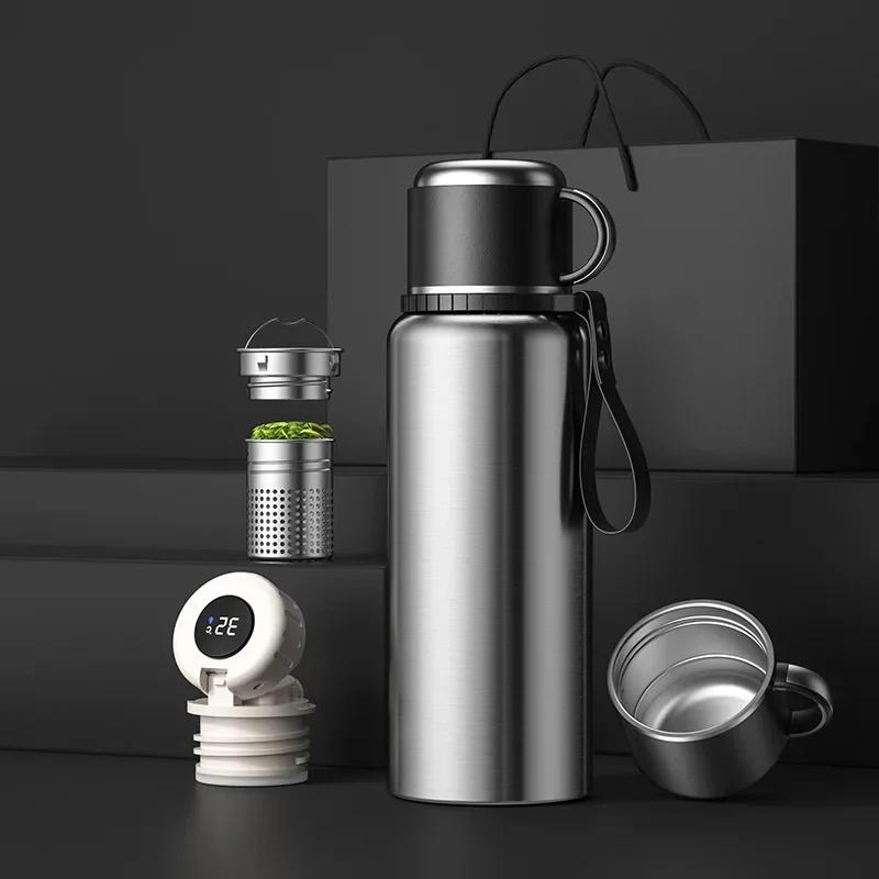 1.5 2L 600 1000ml  Stainless Steel  Thermos Coffee Cup Bottle Keep Hot Cold Thermos Vacuum Flasks Water Bottle Tea Vacuum Kettle