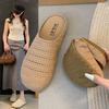 Women's 2025 Summer Beach Soft-bottomed Lazy One-pedal Flat-bottomed Muller Cool Slippers