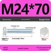 8.8 Grade Galvanized Hex Head Bolt, High-Strength M4-M30