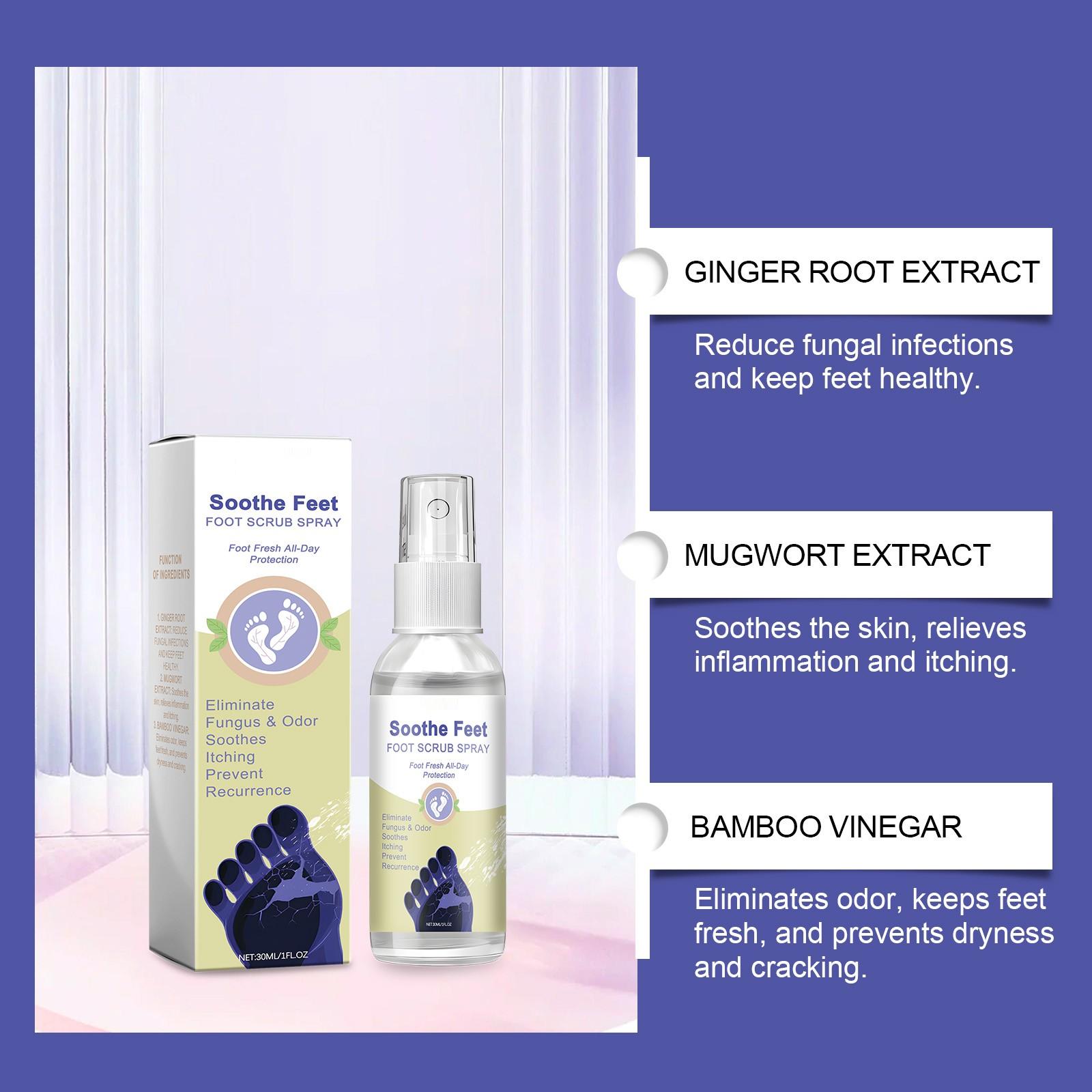 Спрей от запаха ногАнтибактериальный дезодорант-порошокПротив зуда и запаха пота Жидкость — фото 6