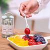 Baicaoyuan Cartoon Disposable Fruit Forks, Cake And Pastry Forks, 40 Pieces Per Pack