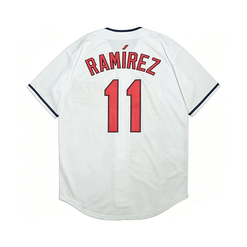 Men's VintageStyle StitchedBaseball Jerseys 7 Kenny Lofton 9 Carlos Baerga 19 Bob Feller 24 Andrew Miller 29 Travis Fryman S-3XL