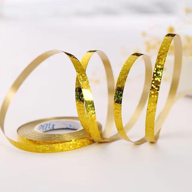 

10 шт. 10 м 5 мм лента для воздушных шаров лазерная цепочка для воздушных шаров атласная лента DIY украшение для вечеринки на день рождения свадьба аксессуары для вечеринки D