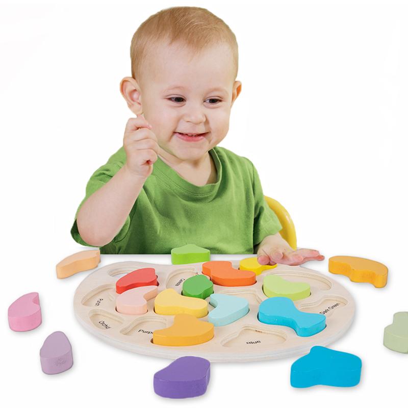 Children Color Shape Sorting Montessori Toys Geometry Sensory Shape Color Matching Puzzle Game Kids Early Education Learning Toy