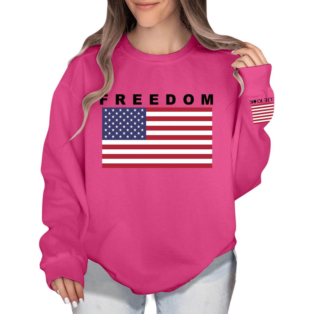 Women's Colorblock Sweatshirt Long Sleeve Round Neck Casual Comfortable Loose Lightweight Women's Sweatshirtt