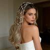 Elegante Perlenhaube für Damen Stilvolle Kopfbedeckung mit Imitationsperlen für Hochzeiten, Partys und den Alltag
