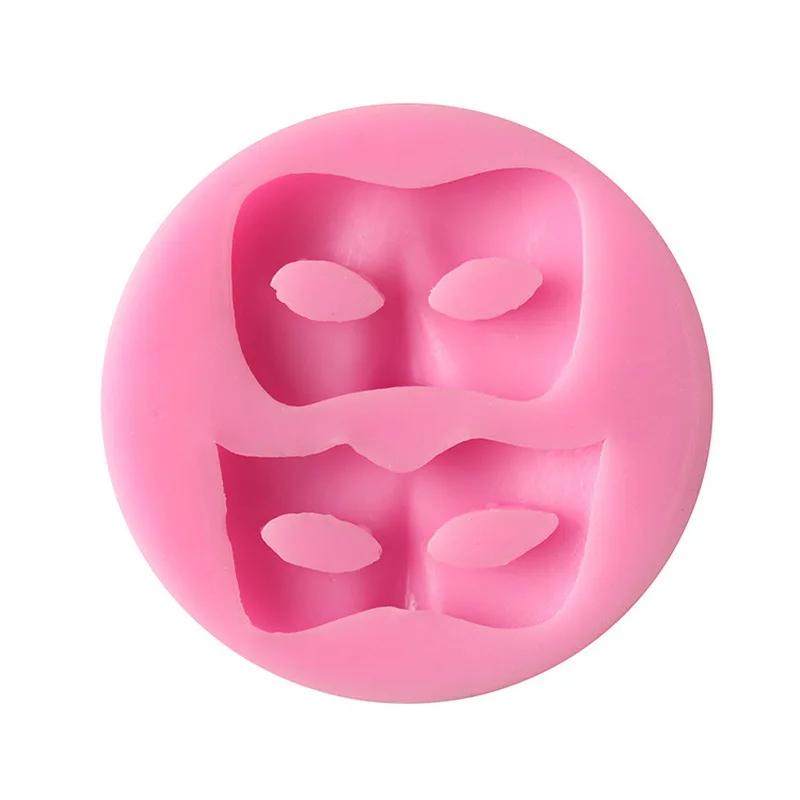 3D Mask Silicone Fondant Mould Cake Decorating Chocolate Baking Molds Sugar Craft LS