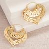 Bohemian Fine Lace Women's Earrings - Ethnic Hollow Flower Hollow Pendant Earrings, Suitable for Daily, Party, and Vacation Wear
