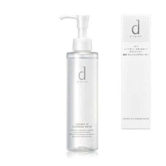 D Program Essence Cleansing Water Fragrance-Free Wipe-Off 180mL Quasi-Drug Sensitive Skin