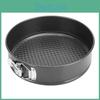 Nonstick Bottom Removable Cake Buckle Mold Round Shape Carbon Steel Diy Mousse Baking Mold22cm