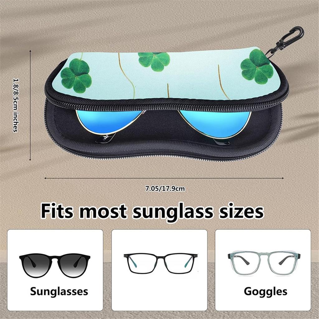 2025+Sublimation Sunglasses Case Blanks Set,Neoprene Sunglasses Case Soft for Sublimation Blanks Sunglasses Case 12PCS