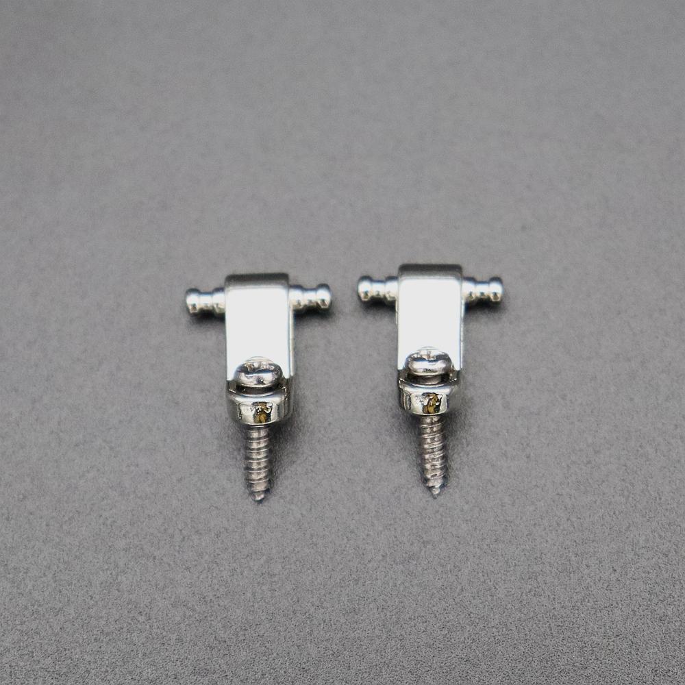 

2pcs Guitar Roller String Trees Retainer Bass String Guides with Screws Electric Guitar Parts