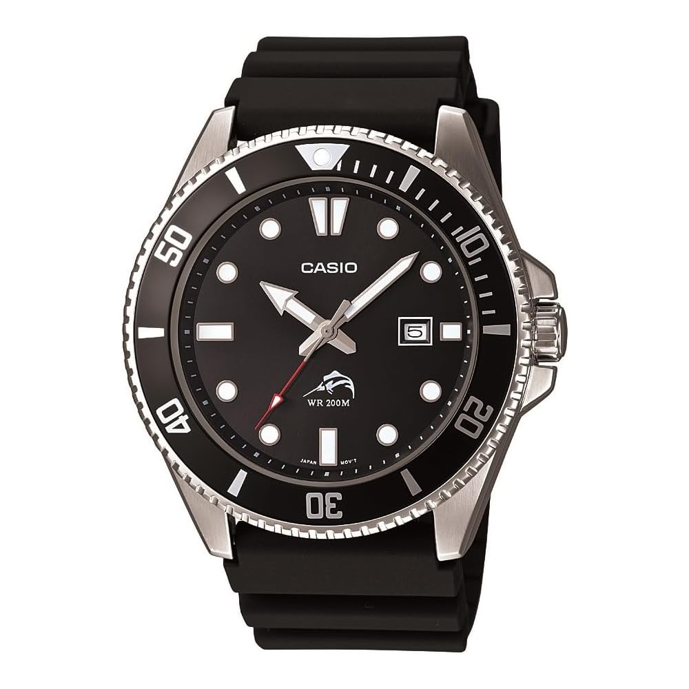 Casio MDV-106-1AV Diver Watch Black Men s Imported Model Water Resistant 200m