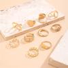 FUTIMELY  Gold Stackable  Rings Set for Women Teen Girls,  10Pcs Trendy Dainty Open Midi Rings Set,Midi Finger Rings Pack Jewelry Gifts