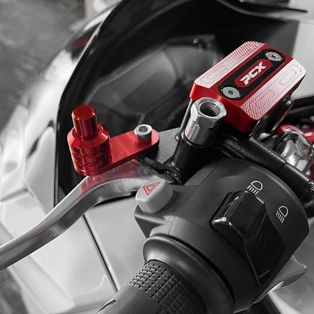 Motorcycle Accessories Brake Lever Parking Button Semi-automatic Lock Switch For HONDA FORZA 125 250 300 350 750 NSS FORZA350