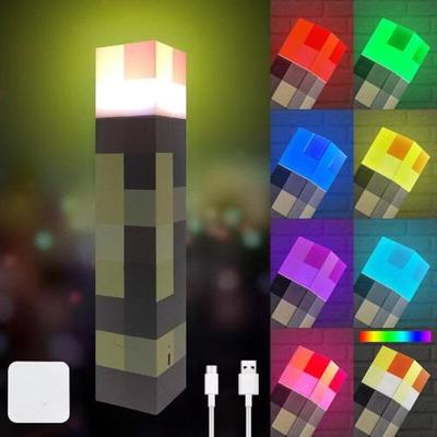 NuFeng 7-Color Rechargeable Torch Ambiance Lamp