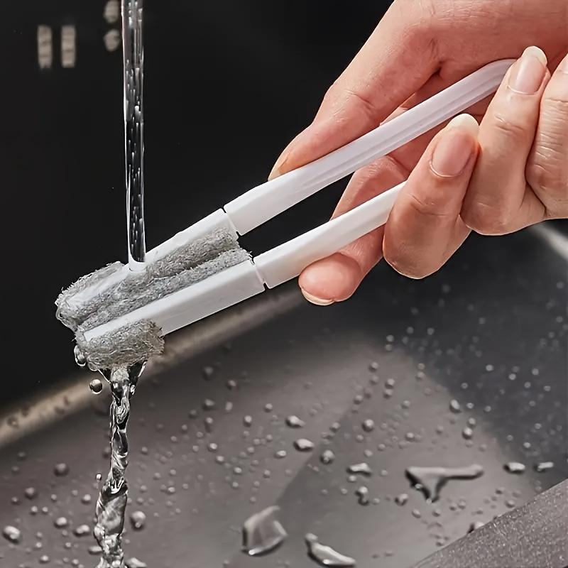 1 Set Shutter Dust Collector Clip-on Cleaning Brush, air conditioner vent slit cleaning tool, reusable dust brush with 6 replaceable heads