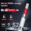 10/12/34 pcs Non-Slip Magnetic Hex Screwdriver Bits S2 Steel Slotted Torx Hex Bit Kit  Woodworking