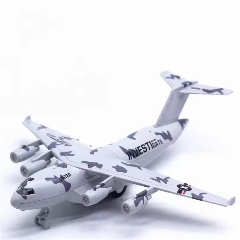 Airplane B2/HW Apache/HW Black Bird SR-71/C-17 Transport Aircraft Scale Fighter Collection Souvenir Toys Metal Plane