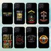 Band G-Guns N Roses Phone Case For iPhone17,16,15,14,13,12,Plus,Pro Max, 5G Others Soft Black Cover