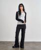 KIJIKO Ke609-Shirring Skirt Leggings Black