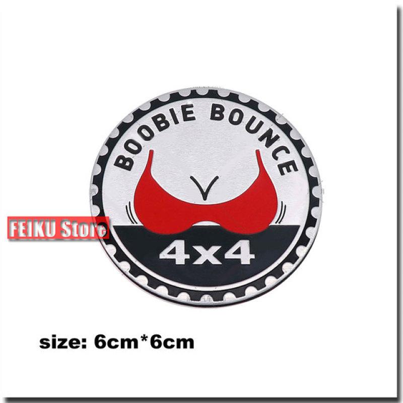 Off-road 4X4 Logo Aluminum Metal Car Badge Stickers Personality Pattern SUV Four-Wheel Drive Emblem Body Decals Accessories