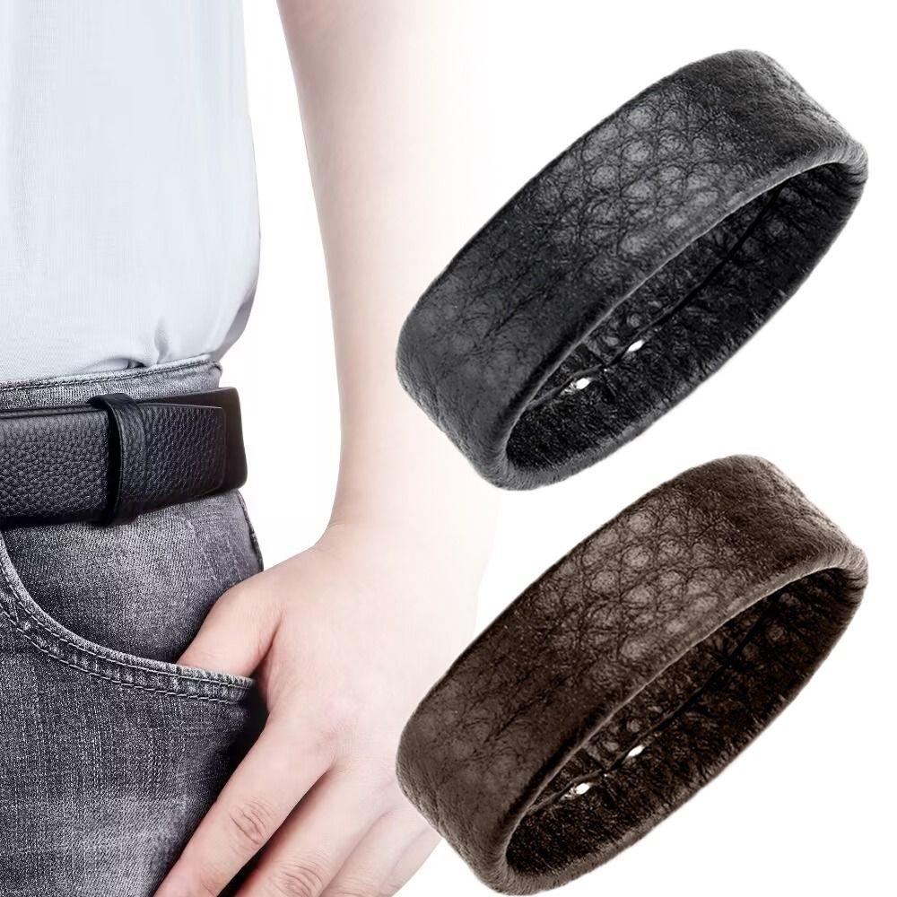 Delicate Belt Link Loop Cow Genuine Leather Belt Tail Fixed Ring Men's Belt Ring  Belt Accessories