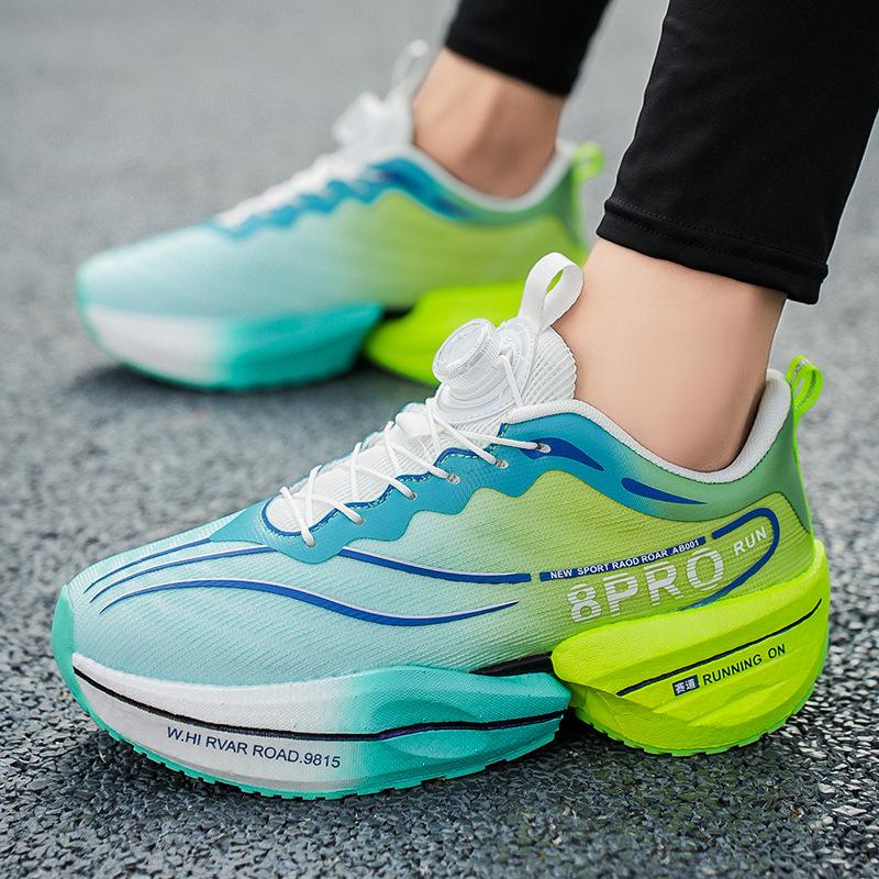 Chitu 8pro Running Shoes Rotating Button Men's Shoes Popcorn Shock Absorber Marathon Racing Competition Sports Training Shoes