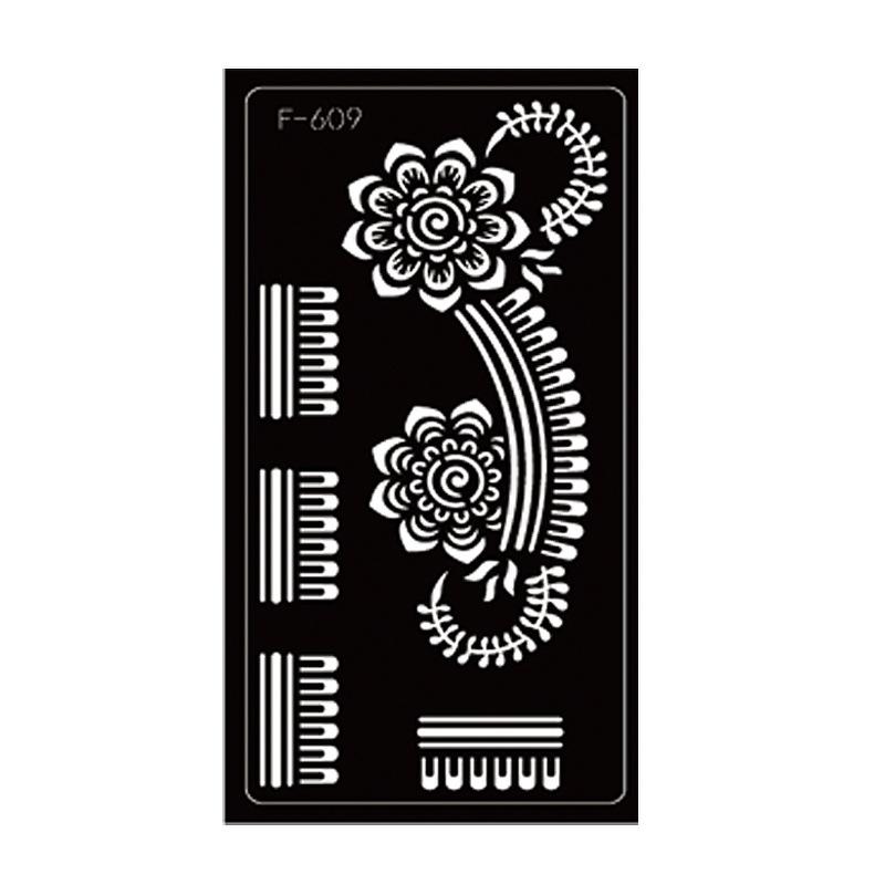 Pet Hollow Tattoo Template Middle East Indian Tattoo Sticker Body Painting Template Sticker Inkjet Painting