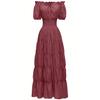 Abito Lungo Medievale Rinascimentale da Donna per Halloween Role Play