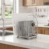 Anti-slip Multi-layer Pot Lid Rack Stable Pot Lid Storage Rack Pot Cover Shelf  Pantry