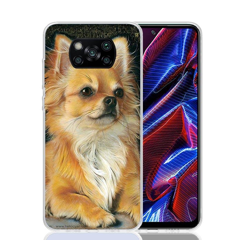 Chihuahua Puppy Teacup Dogs Case Phone Cover for Xiaomi Redmi Note 10 9 9S 8 8T 7 5 Pro Mi 12T 11T 10T 9T 12 11 Lite A3 A2 Trend