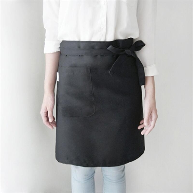 Моно-фартук (Половина) черный