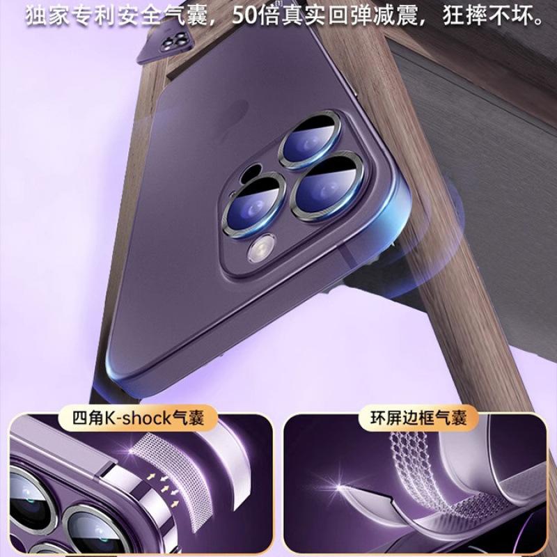 Applicable to Apple 11promax mobile phone case iPhone11 matte silicone with its own lens film all-inclusive  case thin