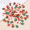 10/20pcs Mixed Christmas Resin Crafts Ornament Mini Santa Claus Xmas Tree Figurine DIY Decorations New Year Gifts Party Supplies