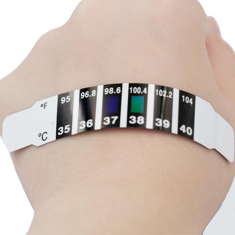 Buy 10pcs/lot Forehead Head Strip Fever Thermometer Baby Child Adult ...