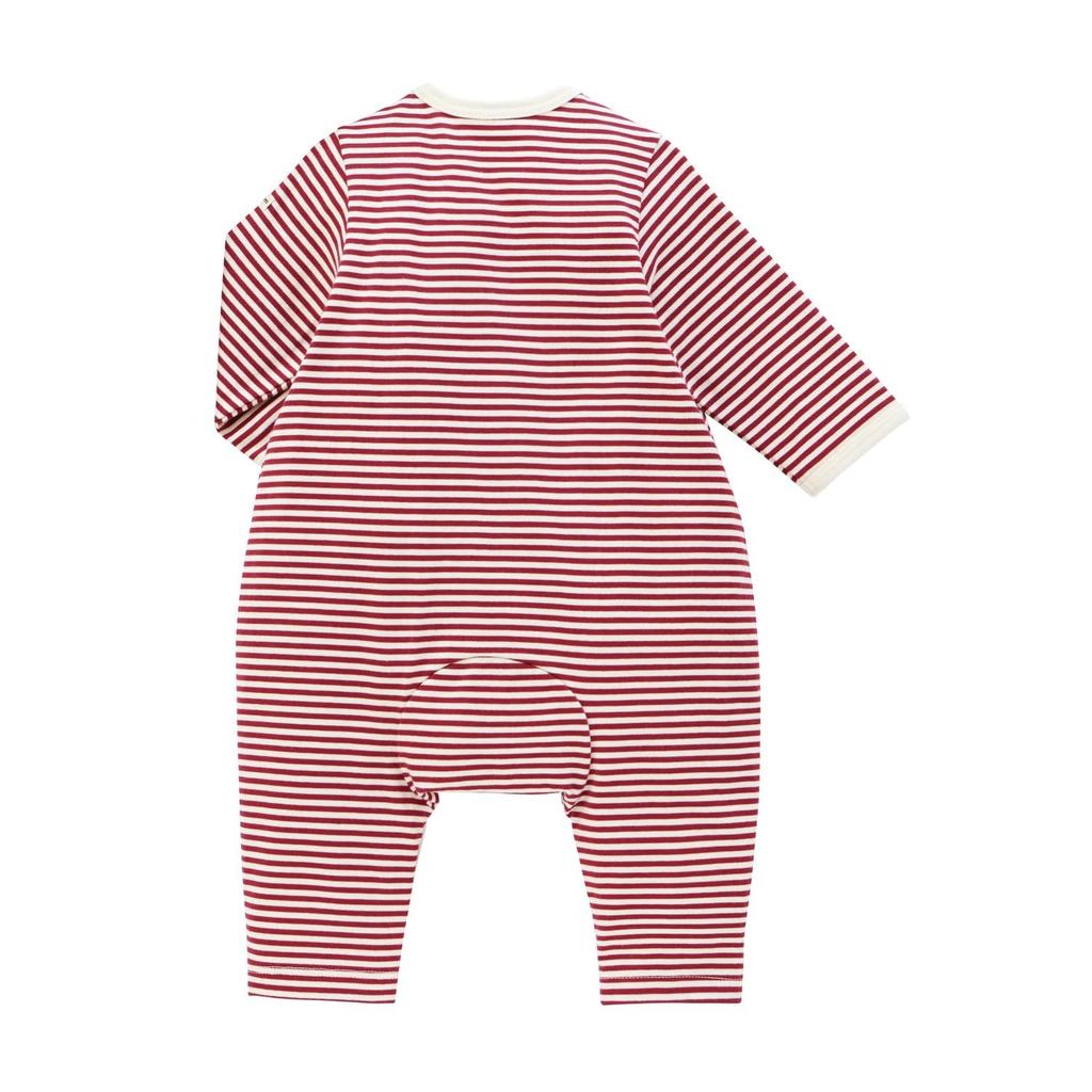 HOT Long Sleeve Coverall Boys Girls Baby Clothing Wine Red 80cm [MIKIHOUSE BISCUITS] Children's 70-1218-685