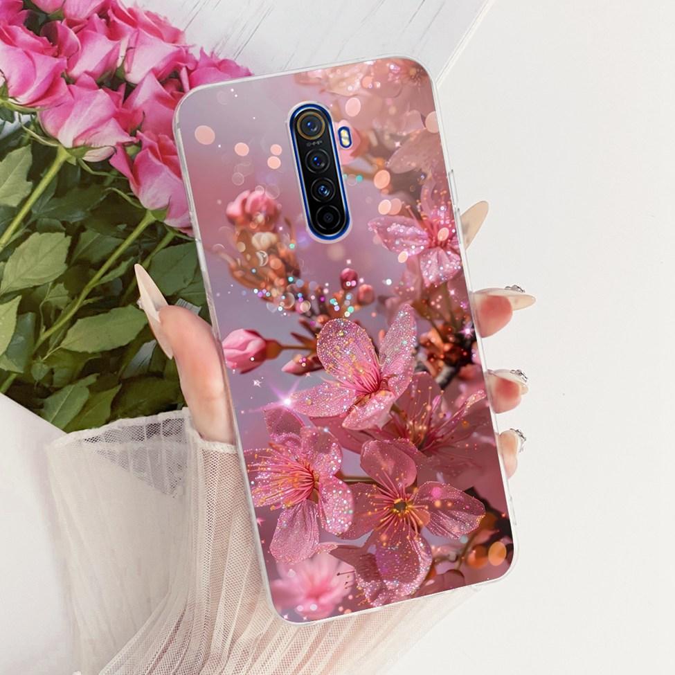 Clear For Realme X2Pro RMX1931 Casing For Realme X2 Pro Case Luxury Fashion Butterfly Funny Cute Painted Cover