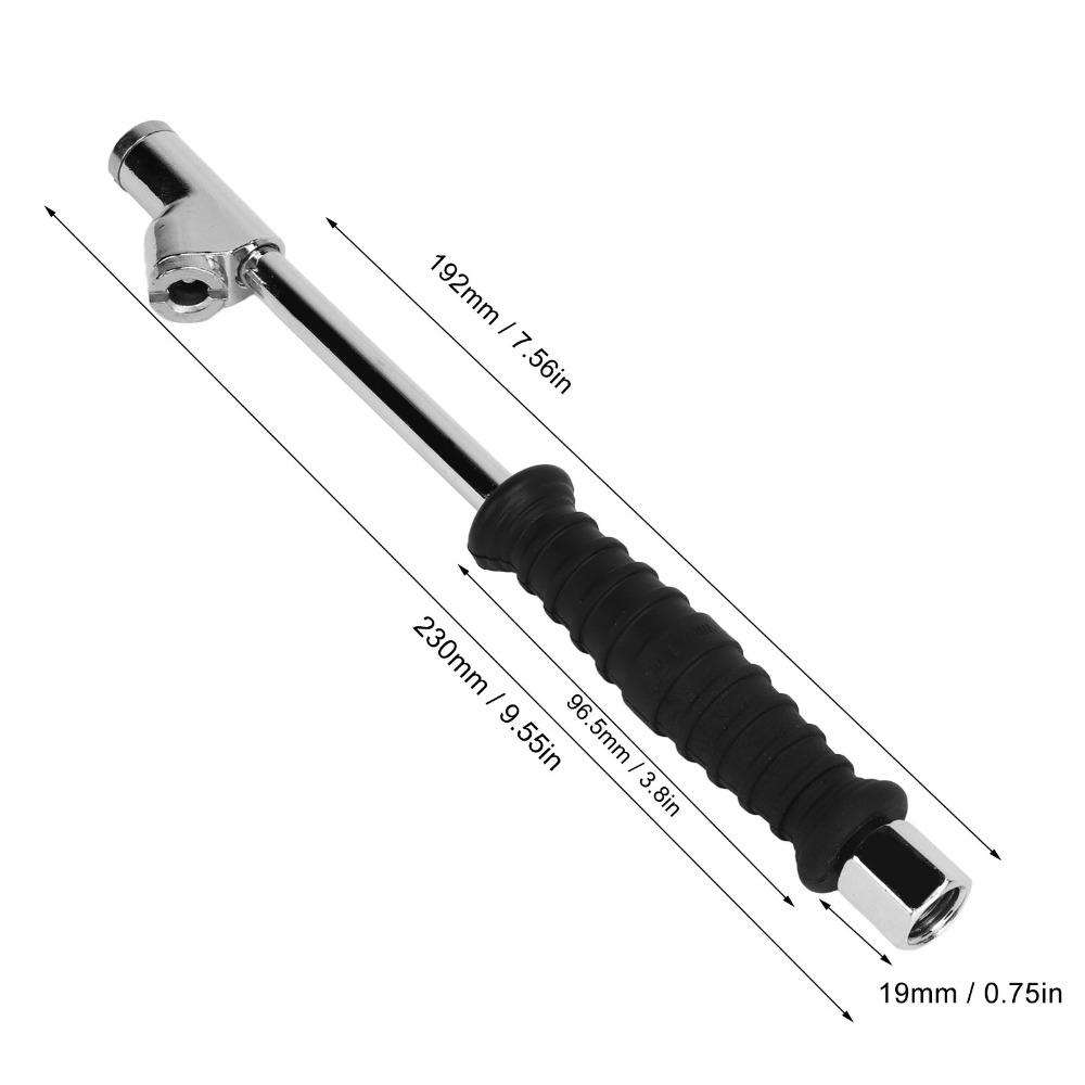2PCS Double Head Tire Inflator Chuck 1/4 Inch Connector Tire Inflator Rod  Tire Maintenance