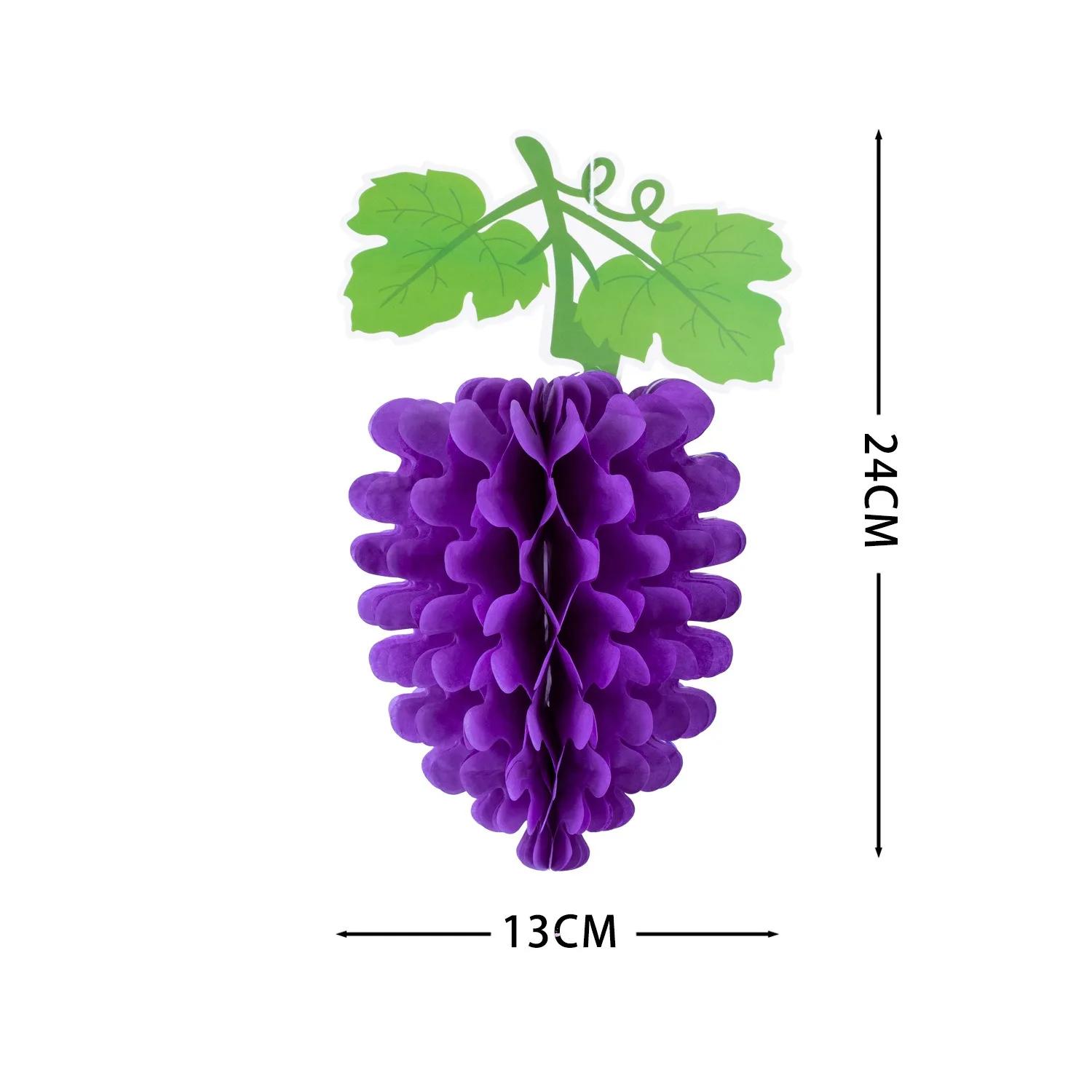 

Фруктовая тематика Украшение в виде сот Лето Гавайи Ананас Клубника Яблоко Виноград Сотовый Шар Подвеска Фрукты День Рождения Декор