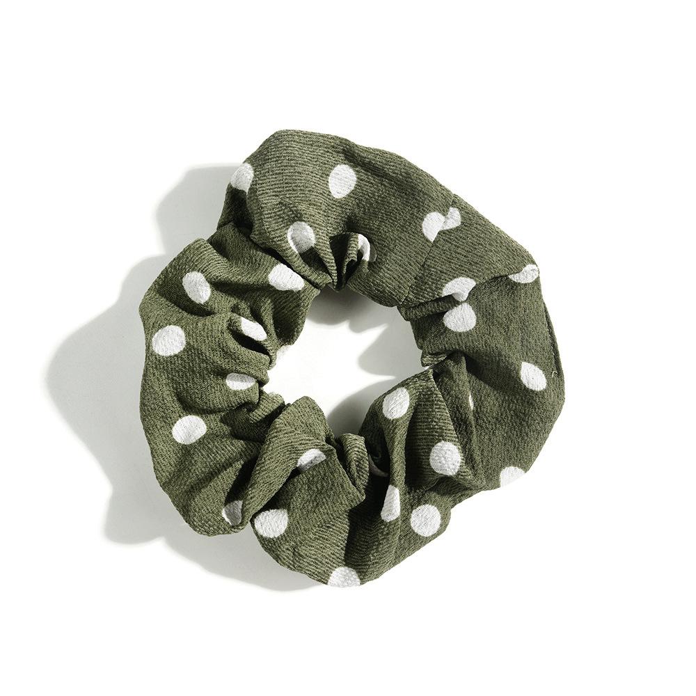 Leopard Print Hair Band Bohemian Large Intestine Band Small Fresh Commuter Rubber Band Flower Print Head Band Head Rope