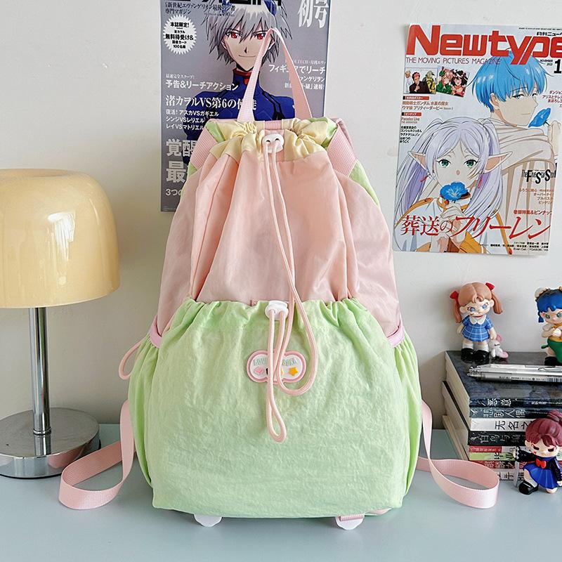 Schoolbag Outdoor Hiking Bag Small Fresh Leisure Travel Backpack Lightweight Sports Fitness Camping Backpack Women