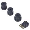 Compact Chainsaw Buffer Kit Black AV Buffer Mounts Durable Buffer Bracket Set for STIHL 028