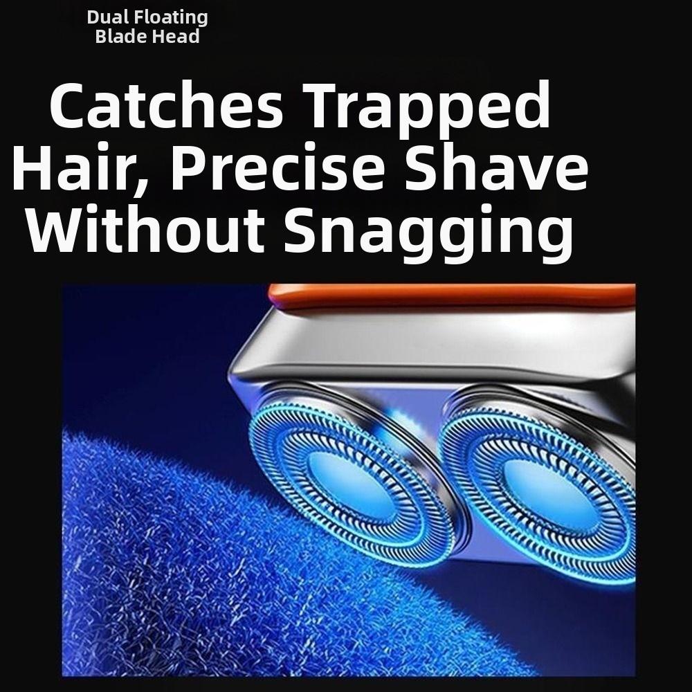 LCD Display Mini Electric Shaver Powerful Motor Men's Beard Trimmer Gift For Men