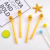 Creative Cartoon Neutral Pen for Primary Students - Water-Based Shake Head Doll Signature Pen