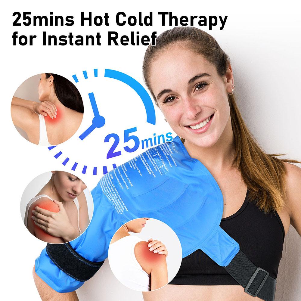 

Shoulder Ice Pack Wrap, Hot Cold Therapy Support Brace for Shoulder Pain Relief, shoulder protector with ice Compress United States