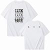 KOSZULKA ROSALIA LUX tour 2026 ROSAIA Taka Sama Jak Na Oficjalnej Stronie Wysokiej Jakości Koszulka Bawełniana Oversize Harajuku Okrągły Dekolt TEES