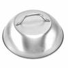 Oikabio Stainless Steel Steak Cover, Thickened, for Western Restaurants, Hand-Handled Steak Cover, Hemispherical Cover