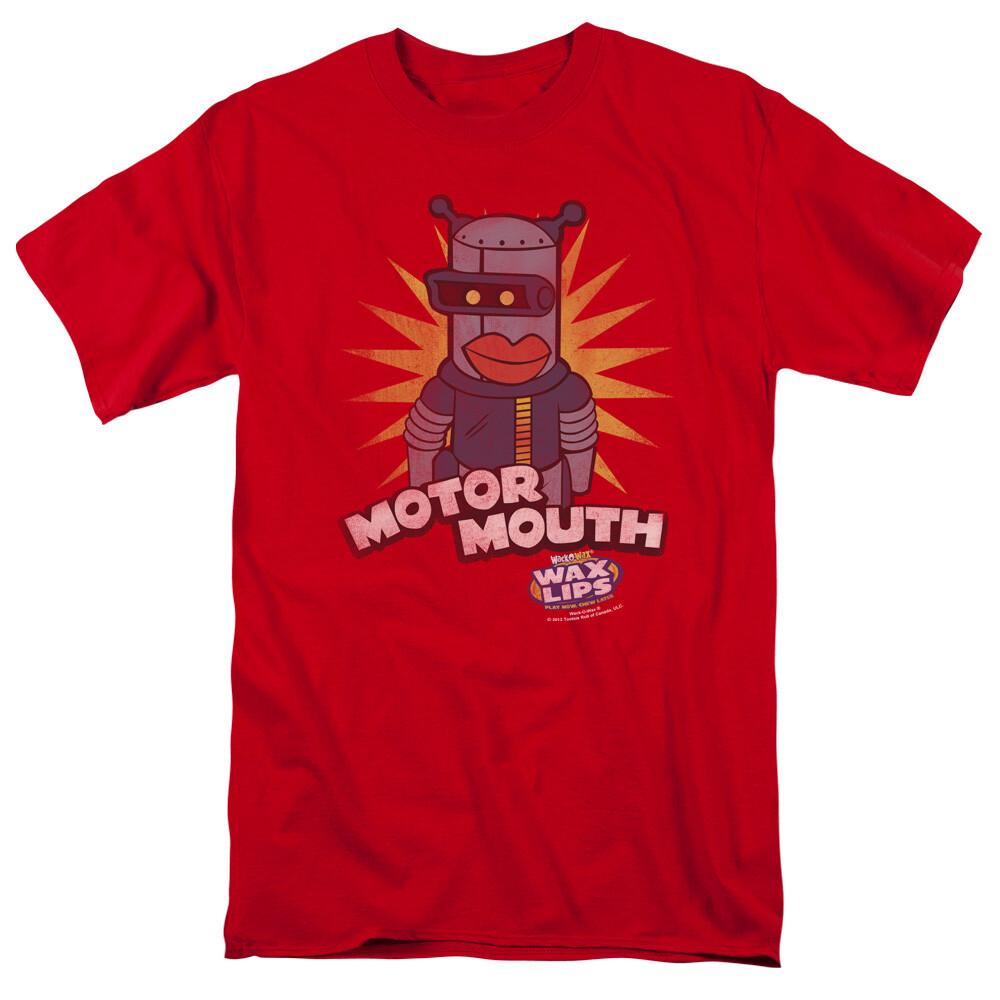 Dubble Bubble Motor Mouth T Shirt Mens Licensed Wax Lips Candy Gum Red S